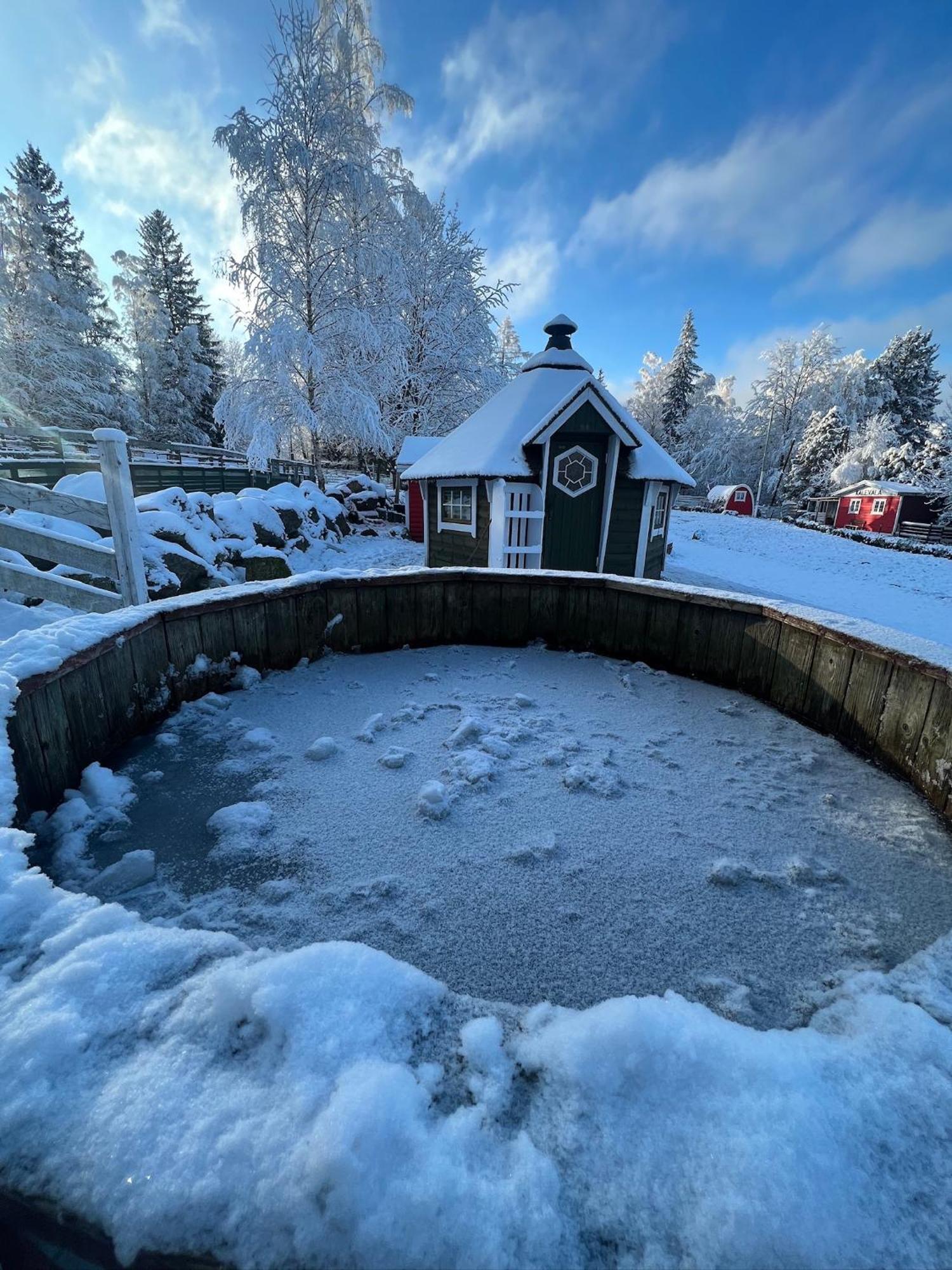 Hotel Finska Wioska Kalevala Borowice Esterno foto
